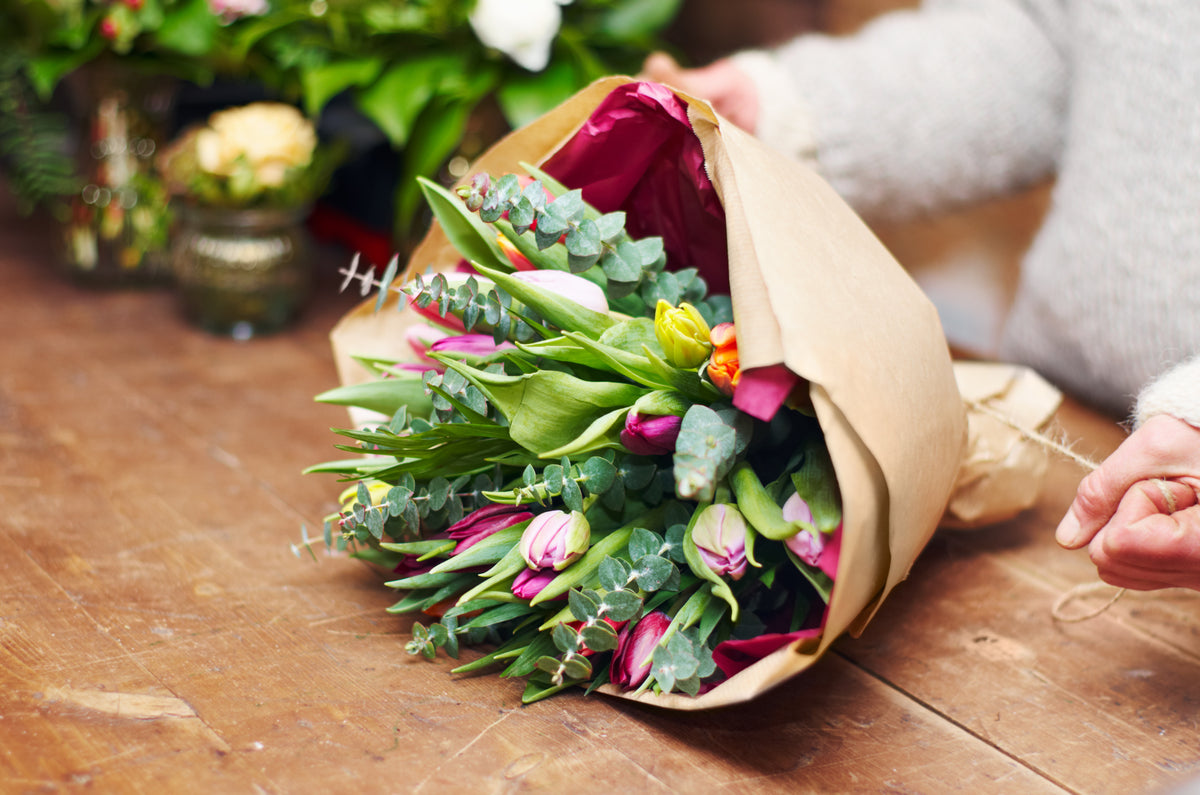 Market Style Wrapped Bouquet