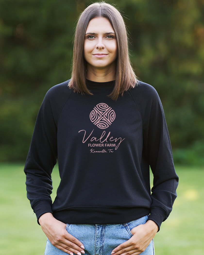 Valley Flower Farm Crew Neck Sweatshirt - Valley Flower Farm